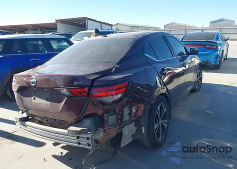 2022 Nissan Sentra Sv Xtronic Cvt z USA, uszkodzony, nr VIN 3N1AB8CVXNY292230